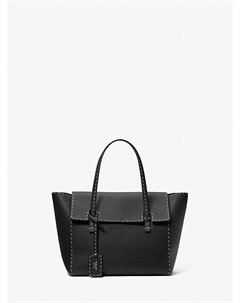 Сумка-Портфель Sophia из шагреневой кожи, сшитая вручную, черный Michael kors