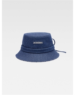 Завязанная шляпа-ведро The Gadjo bucket hat, цвет Navy/Navy Stripes Jacquemus