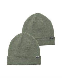 Шапка BASIC 2-ER STÜCK PACK HIPSTER CUFF, цвет olive Only & sons