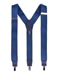 Мужские подтяжки темно-синего цвета с застежкой-клипсой, тёмно-синий Miguel bellido