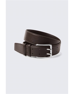 Ремень из искусственной кожи с двойными булавками, коричневый Weekday