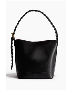 Сумка через плечо с плетеным ремнем, черный H&m