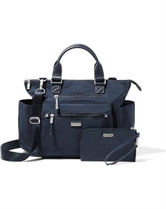 Рюкзак-трансформер 3-в-1 с ремешком для телефона RFID, темно-синий Baggallini