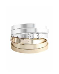 Пояс 2 PACK, золотистый Next