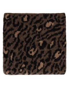Шарф APC леопард-интарсия, коричневый A.p.c.