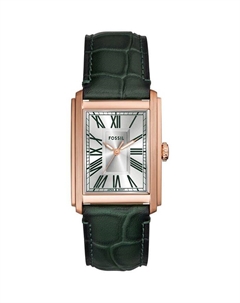 Часы Carraway Three Arrows, 30 мм x 42 мм, серебряный Fossil