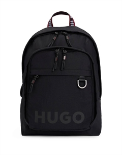 Рюкзак с логотипом, черный Hugo