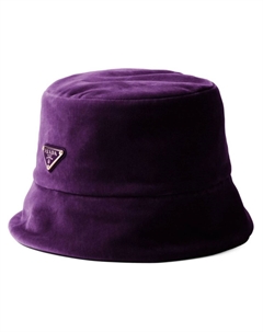 Бархатная панама, фиолетовый Prada
