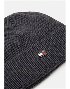 Шапка HERITAGE SHORT BEANIE UNISEX Tommy Jeans, цвет Mottled Dark Grey Tommy hilfiger