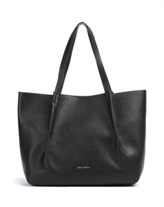 Сумка-Шоппер brenna l из зерненой кожи, черный Marc o'polo