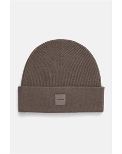Шерстяная шапка, коричневый Calvin klein