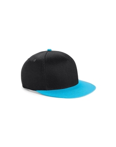 Молодежная кепка Snapback в стиле ретро, черный Beechfield®