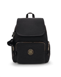 Черный женский рюкзак с магнитной застежкой Kipling