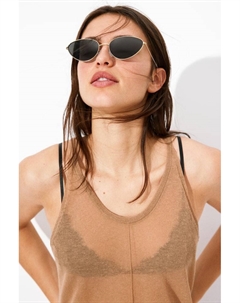 Солнцезащитные очки «кошачий глаз», золотой H&m