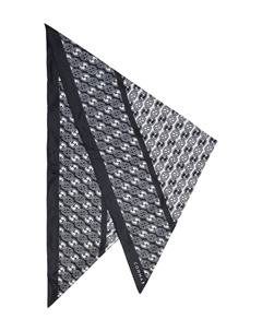 Шарф GEMUSTERTES , темно-синий Comma,