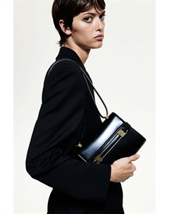 Сумка через плечо с декоративными ремнями, черный H&m