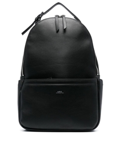 Рюкзак из искусственной кожи с логотипом, черный A.p.c.