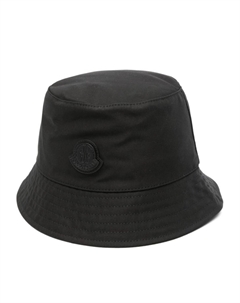 Панама с нашивкой-логотипом, черный Moncler