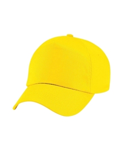 Простая оригинальная бейсболка с 5 панелями, желтый Beechfield®
