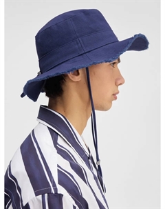 Потертая экспедиционная шляпа Ле Боб Артишо, темно-синий Jacquemus