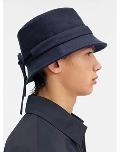 Завязанная шляпа-ведро Ле Боб Гаджо, темно-синий Jacquemus