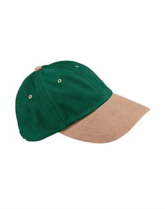Низкопрофильная бейсболка из плотного матового хлопка, зеленый Beechfield®