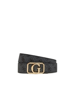 Пояс MIETTA REVERSIBILE LOGO, черный Guess