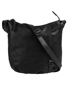 Сумка через плечо, натуральная кожа, черный Spikes & sparrow