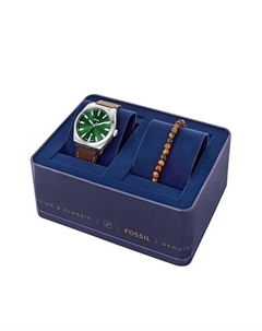 Часы FS6080SET, коричневый Fossil