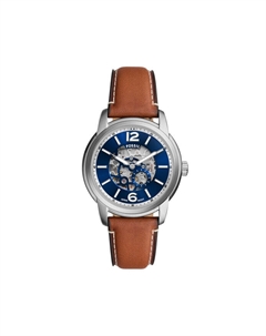 Часы Heritage Automatic Skeleton ME3263, коричневый Fossil