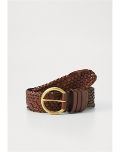 Пояс WAVE BRAID BELT, коричневый Michael michael kors