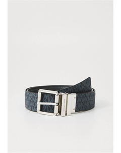 Пояс REVERSIBLE BELTWITH FLATTENED EDGE, темно-синий Michael michael kors