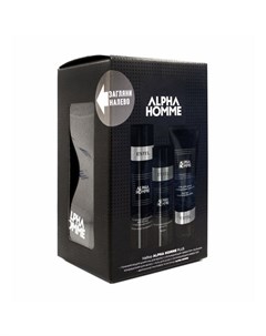 Alpha Homme Набор для мужчин PLUS шампунь для волос 250мл гель для душа250мл бальзам для волос 200мл Estel