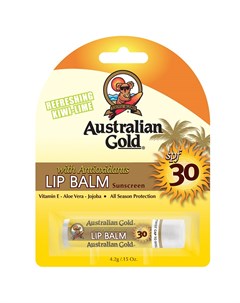 SPF Солнцезащитный Лосьон бальзам для губ Lip Balm SPF30 4 2 г Australian gold