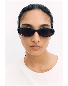 Овальные солнцезащитные очки, черный H&m