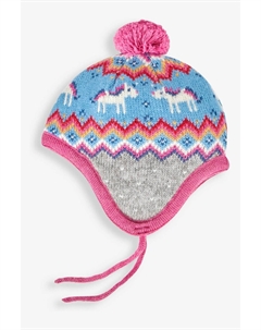 Шляпа со скандинавскими узорами и мотивом единорога, серый Jojo maman bébé