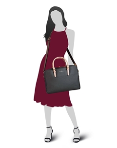 Портфель Ella 38 см с отделением для ноутбука bugatti, темно-коричневый Bugatti