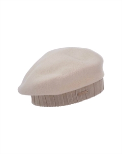 Прогулочный берет с трикотажной манжетой 18055-0, цвет Offweiss One Size Seeberger