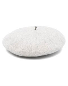 Декорированный берет, серый Brunello cucinelli