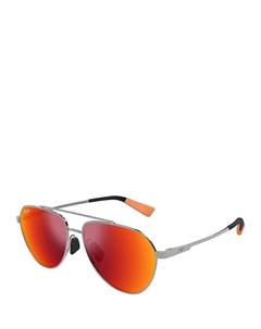 Солнцезащитные очки Waiwai Teardrop, 59 мм, оранжевый Maui jim