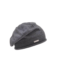 Вязаный берет с закругленным краем 19044-0, цвет Anthrazit One Size Seeberger
