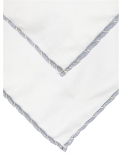 Шарф с декоративной строчкой и карманом, белый Eleventy