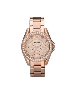 Часы Riley ES2811, розовый Fossil