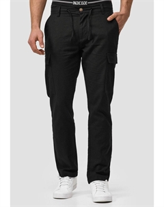 Брюки-карго, цвет black Indicode jeans