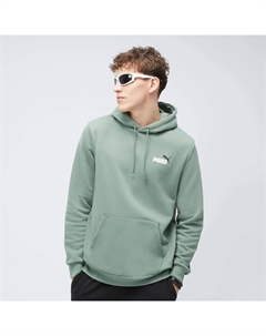 Свитшот Ess+ с маленьким логотипом, зеленый Puma