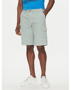 Шорты из ткани обычного кроя N-Horton NP0A4HOS, зеленый Napapijri