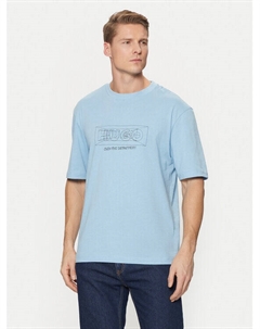 Футболка обычного кроя Nufrancos 50532095, синий Hugo