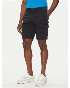 Шорты из ткани обычного кроя N-Deline NP0A4HOT, черный Napapijri