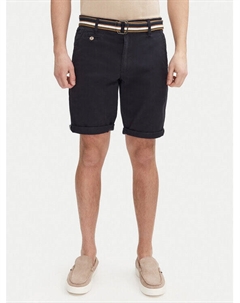 Шорты облегающего кроя из ткани Royce 70-039, синий Indicode