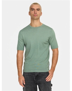Футболка обычного кроя Wyler 22022928, зеленый Only & sons